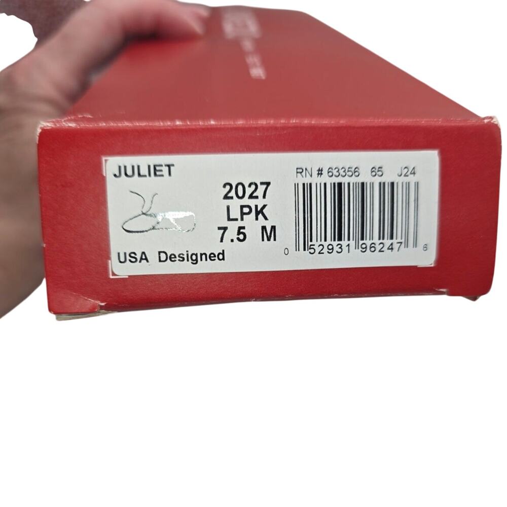 New Capezio Juliet 2027 Leather Ballet Slippers Women's 7.5 M Light Pink